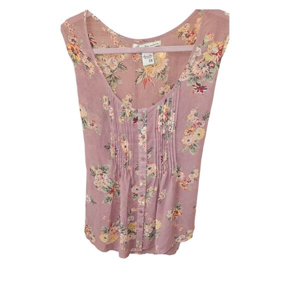 AMERICAN Rag Plus Size Floral Sleeveless Tank Top 2X - Picture 2 of 12